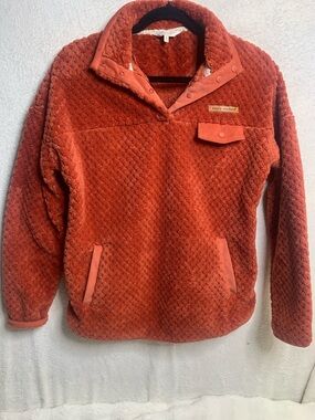 Simply Southern Plush Snap Pullover - Rust